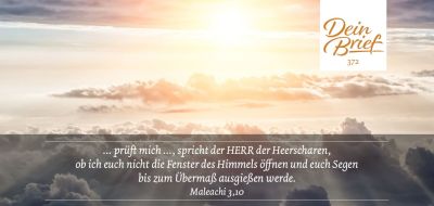 Titelseite: Dein Brief 372