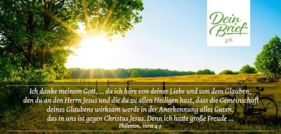Titelseite: Dein Brief 376